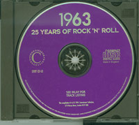 Various 1963 25 Years Of Rock N Roll CD
