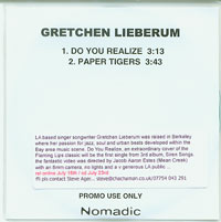 Gretchen Lieberum Do You Realize CDs