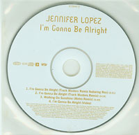 Jennifer Lopez  Im Gonna Be Alright CDs