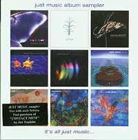 Various Just Music Album Sampler CD