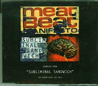Meat Beat Manifesto Subliminal Sandwich (sampler) CD