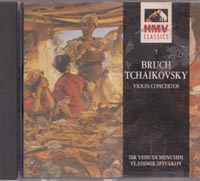 Sir Yehudi Menuhin: Bruch Tchaikovsky Voilin Concertos pre-owned CD for sale