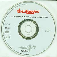 Stooges Live 1971 & Early Rarities CD