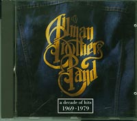 Allman Brothers Decade of Hits CD