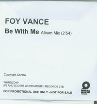 Foy Vance Be With Me CDs