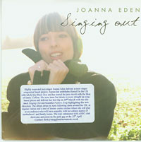 Joanna Eden Singing Out  CDs
