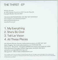 Thirst  Thirst EP  CDs
