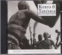 David Fanshawe Kenya Tanzania Witchcraft Ritual Music CD